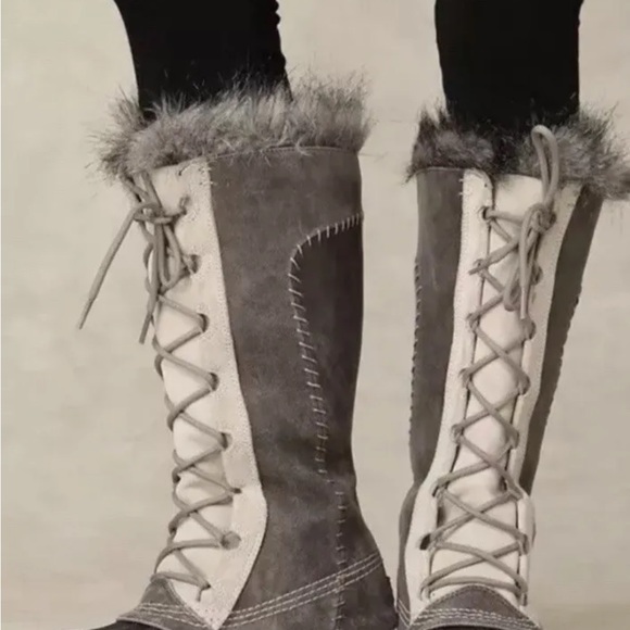 Sorel Cate the Great Tusk womens 7 Nice Rare Boots Winter - Picture 5 of 12